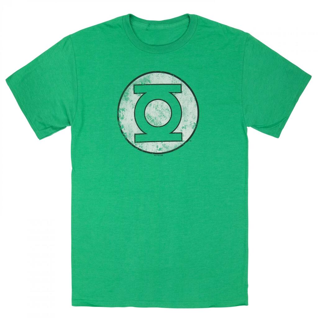 Green Lantern Symbol Distressed TShirt