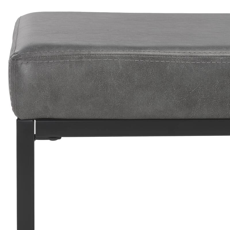 SAFAVIEH Selena 2-Shelf Bench - 48" W x 15" D x 18" H - 48Wx15Dx18H