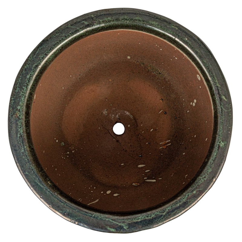 Textured Terra-cotta Planters, Set of 2 - 14.6"L x 14.6"W x 8.7"H