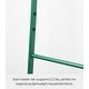 preview thumbnail 12 of 17, Yamazaki Home Leaning Storage Ladder - Two Styles, Steel, Ladder, Holds 13.2 lbs - L 9.45 x W 17.72 x H 62.99 inches