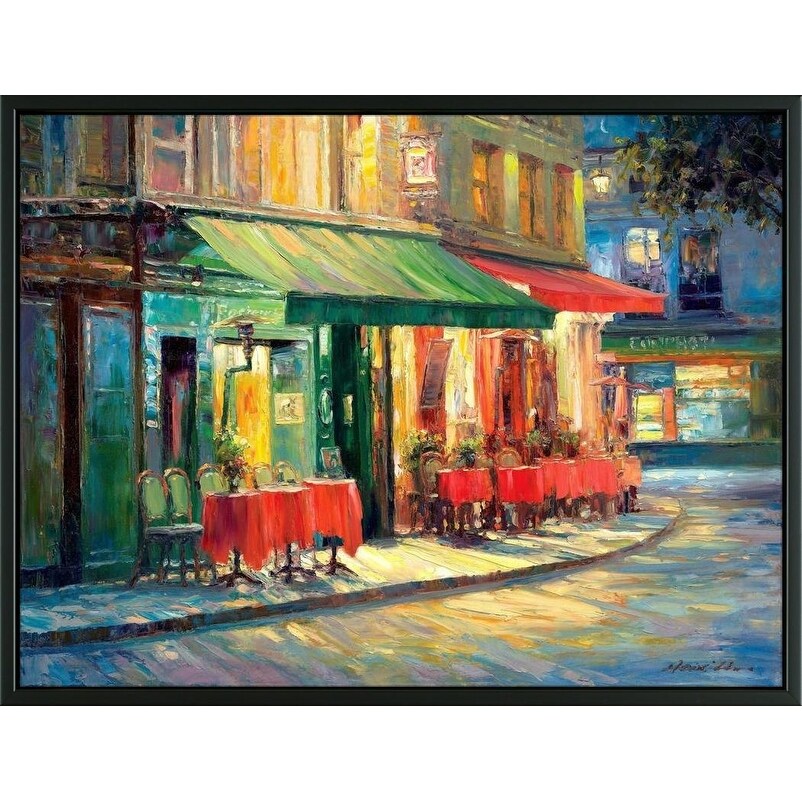 Shop Easy Art Prints Haixia Liu S Red Green Cafe Premium