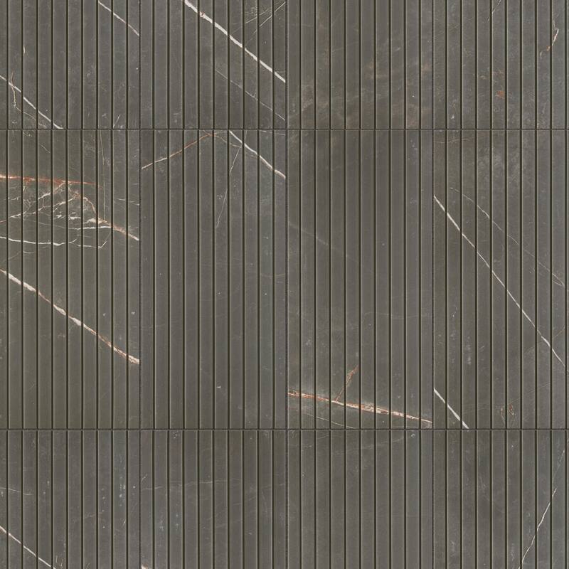 Merola Tile Istanbul Strata Night 6-7/8" x 14" Porcelain Floor and Wall Tile