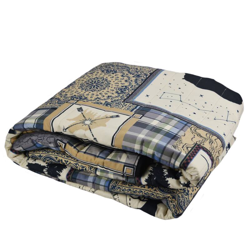 Forest Symbols Microfiber Throw Blanket from Your Lifestyle by Donna Sharp