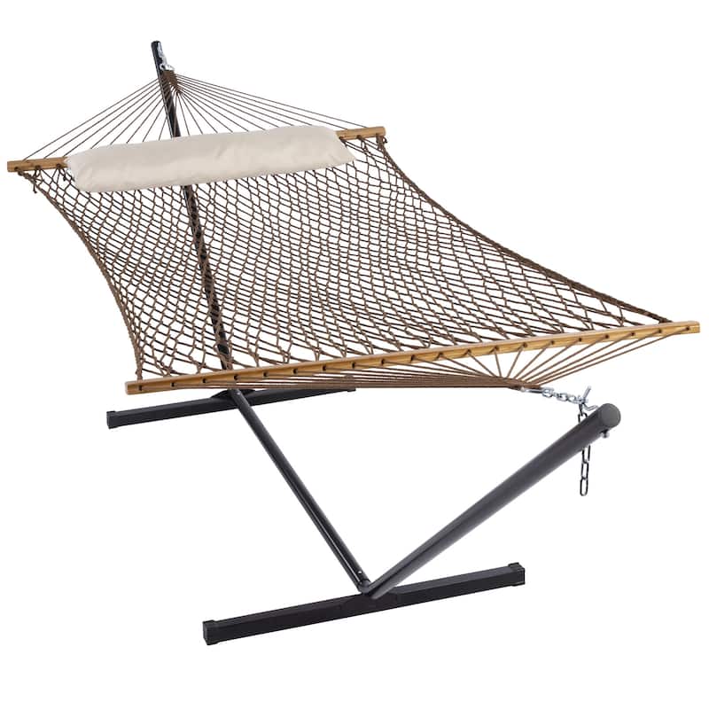 2 Person Cotton Rope with Stand