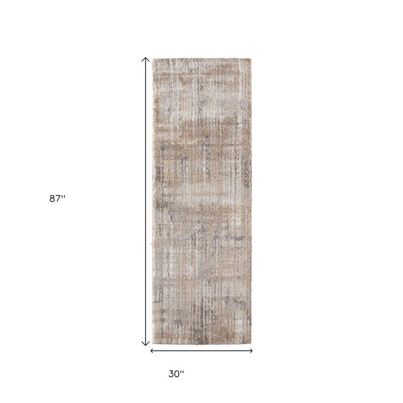 HomeRoots Abstract Industrial Rectangle Area Rug