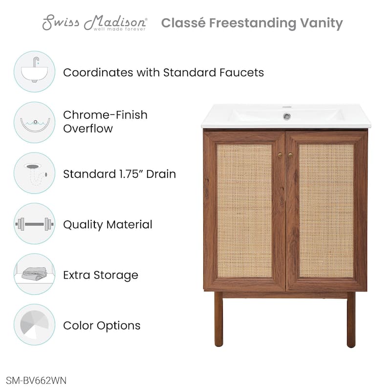 Classe Bathroom Vanity in Oak