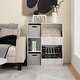 preview thumbnail 10 of 8, Gymax Kids Toy Storage Organizer 5 Cubbies Wooden Bookshelf Display