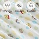 preview thumbnail 41 of 54, Polka Dot Animal Bear Friends ABC&123 Unisex Multi-color Cotton Toddler/Baby Crib Child Fitted Sheet Set (Pack of 3) - N/A