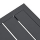 preview thumbnail 6 of 4, vidaXL Patio Table Anthracite 13.4"x13.4"x15" Steel