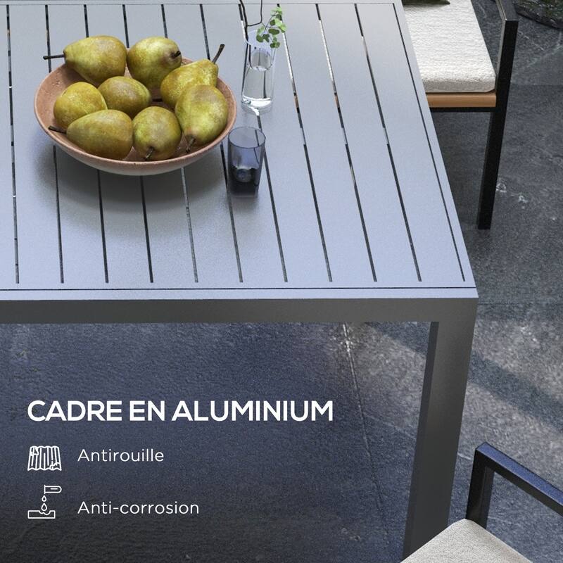 Outsunny Expandable Patio Table