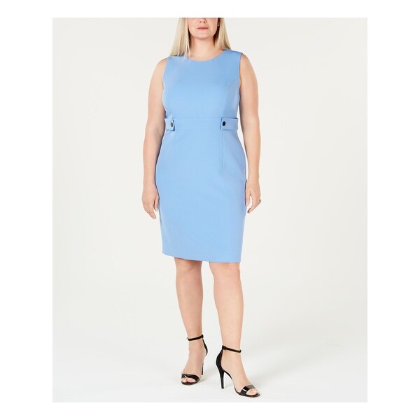 Shop KASPER Womens Blue Above The Knee 