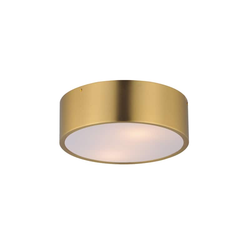 Maxim 10494 Tommy 2 Light 12" Wide Flush Mount Drum Ceiling Fixture