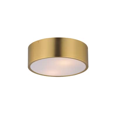 Maxim 10494 Tommy 2 Light 12" Wide Flush Mount Drum Ceiling Fixture