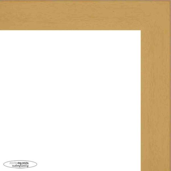 15x11 Traditional Natural Complete Wood Picture Frame with UV Acrylic, Foam Board Backing