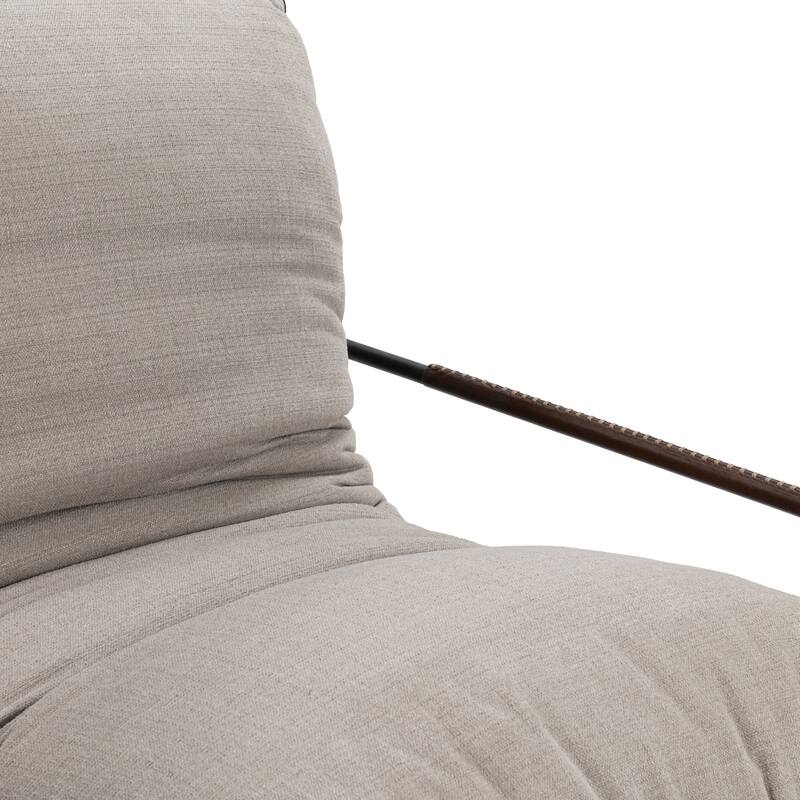 Classic Home Palermo Fabric and Iron Sofa