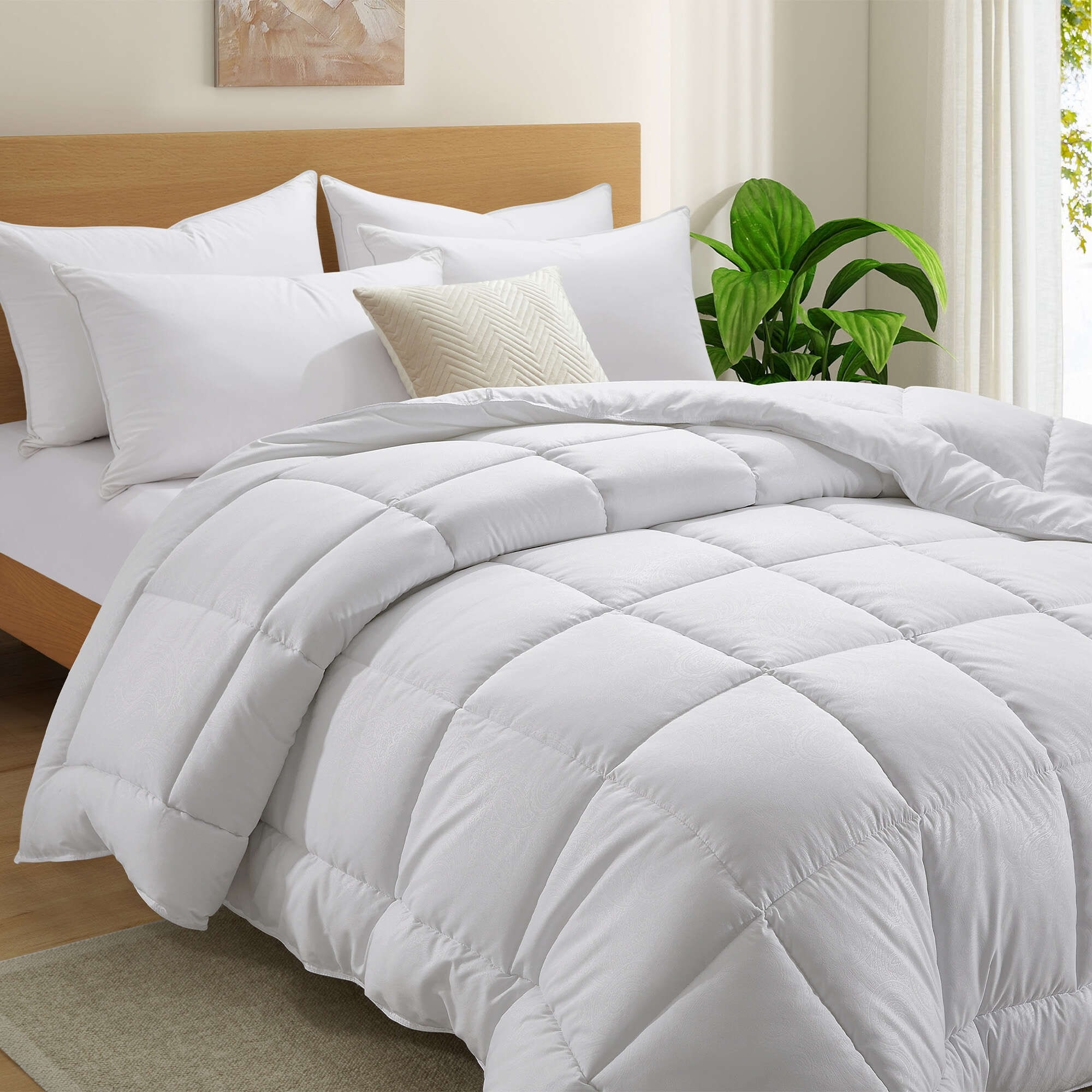 All Season Medium Weight Embossed Reversible Down - Picture 16 of 18