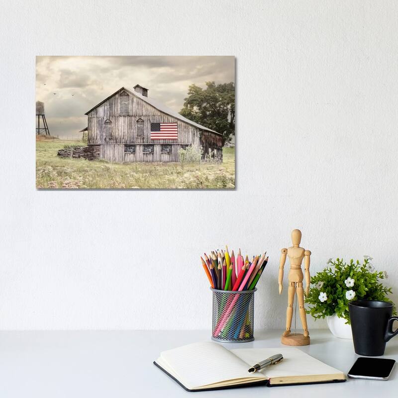 iCanvas "Rural Virginia Barn" by Lori Deiter Canvas Print - 8x12x0.75