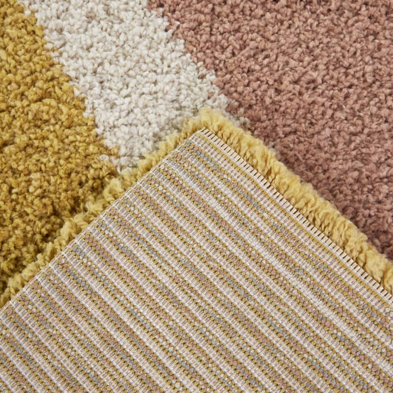 Helia Rainbow Sunrise Shag Area Rug