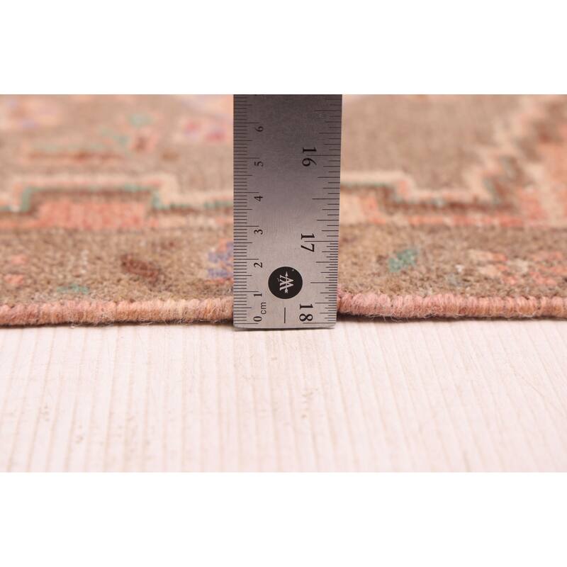 ECARPETGALLERY Hand-knotted Antalya Vintage Copper Wool Rug - 2'11 x 5'9