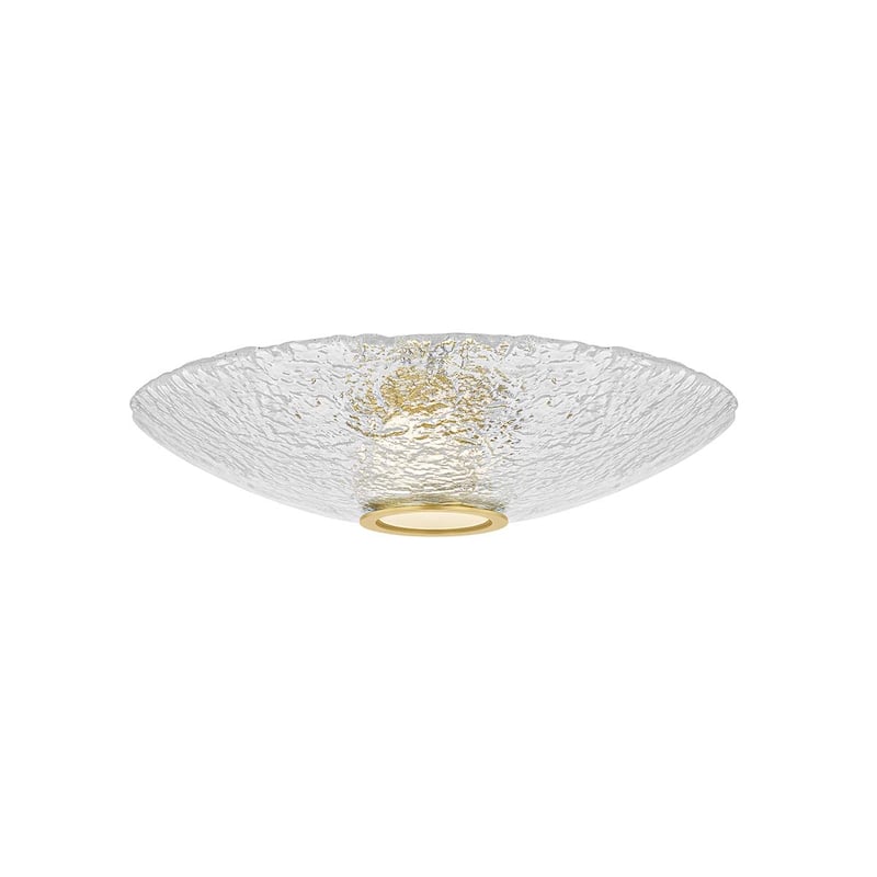 Hudson Valley Lighting 3451 New Haven 20" Wide LED Semi-Flush Bowl - Aged Brass