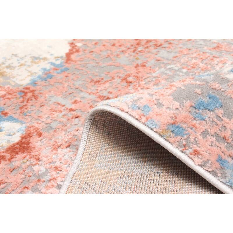 ECARPETGALLERY Machine Made Bronte Ivory Area Rug