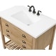 preview thumbnail 45 of 63, Monterey 37-inch Farmhouse Marble Solid Wood Bathroom Vanity