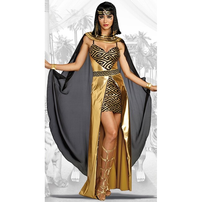 Shop Golden Cleopatra Costume As Shown Free Shipping Today