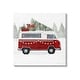 Stupell Red Van Holiday Lights Carrying Christmas Presents Canvas Wall ...