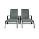 preview thumbnail 21 of 24, COSCO Outdoor Aluminum Chaise Lounge Chair (Set of 2) - N/A