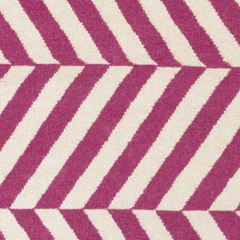 Flatweave Lugano Striped Wool Area Rug