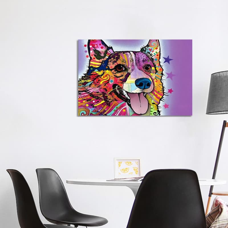 iCanvas "Corgi" by Dean Russo Canvas Print - 26x40x1.5