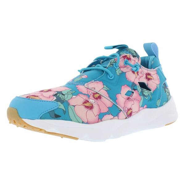 Shop Reebok Furylite Floral Print Casual Women S Shoes 6 5 B M Us Overstock 22401281