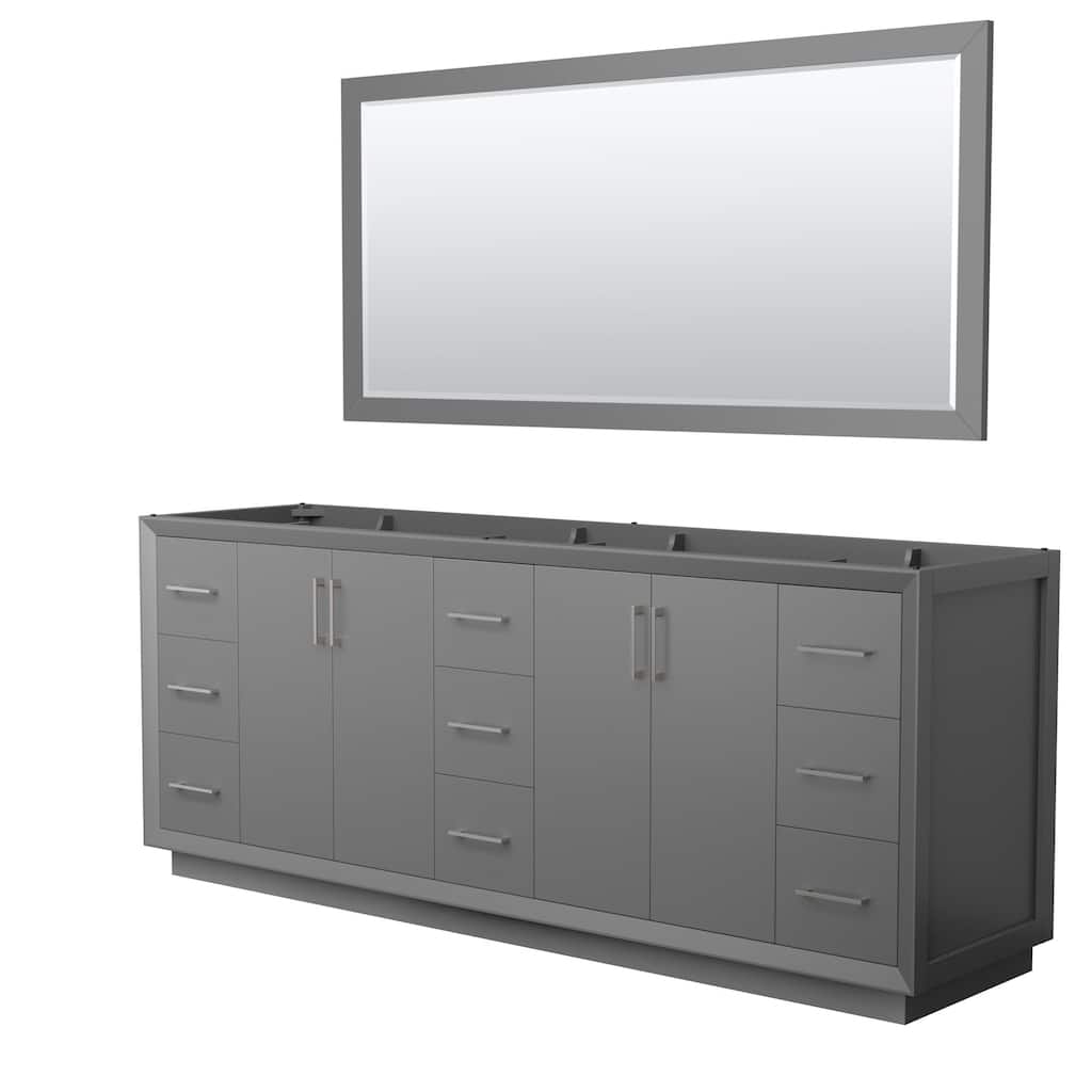 Wyndham Collection WCF414184D-CXSXX-M70 Strada 83" Double Free