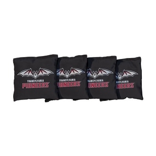 Transylvania Pioneers Cornhole Bags Black