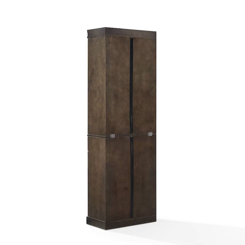 Crosley Stanton Glass Door Kitchen Storage Pantry Cabinet