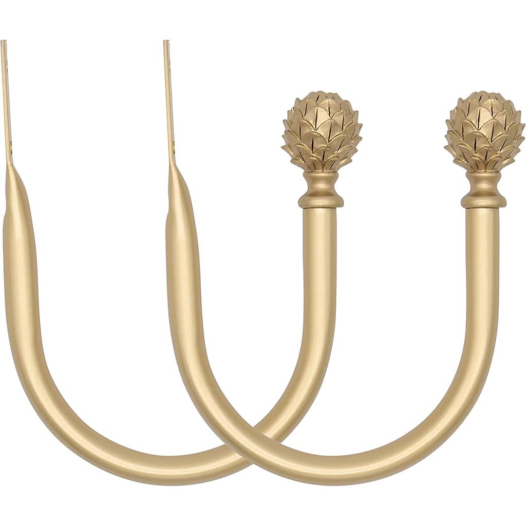 MERIVILLE Set of 2 Decorative Artichoke Window Curtain Holdbacks