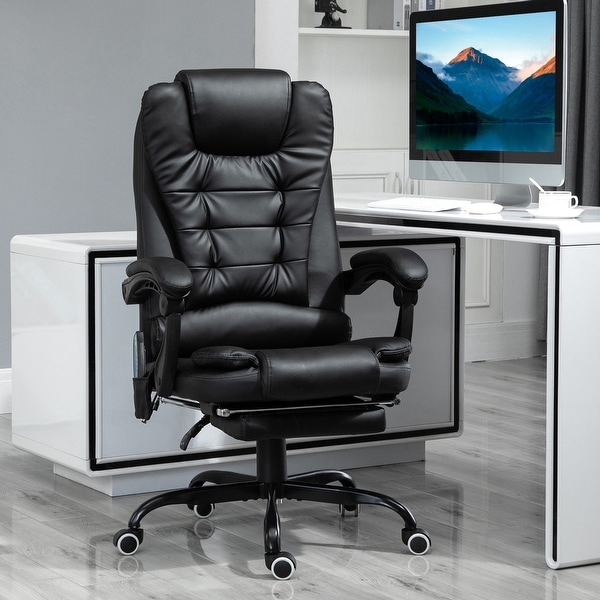 Reclining Boss Chair Vibrating Massage Office Chair Black Student Accommodation Sofa Chair Lift Swivel Chair for Study Room