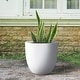 preview thumbnail 33 of 59, Kante 18 Inch Dia Round Concrete Planter, Indoor Outdoor Large Plant Pot