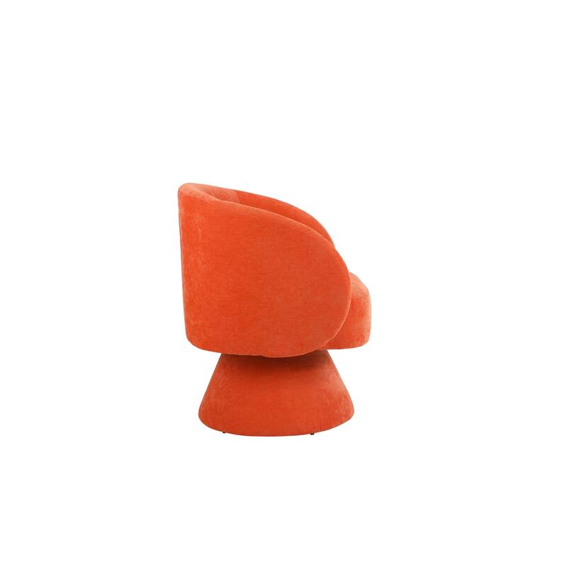 Modern 360 Degree Swivel Accent Chair Armchair, Comfy Velvet Barrel Chair for Living Room,Round Swivel Accent Chair Corner Chair