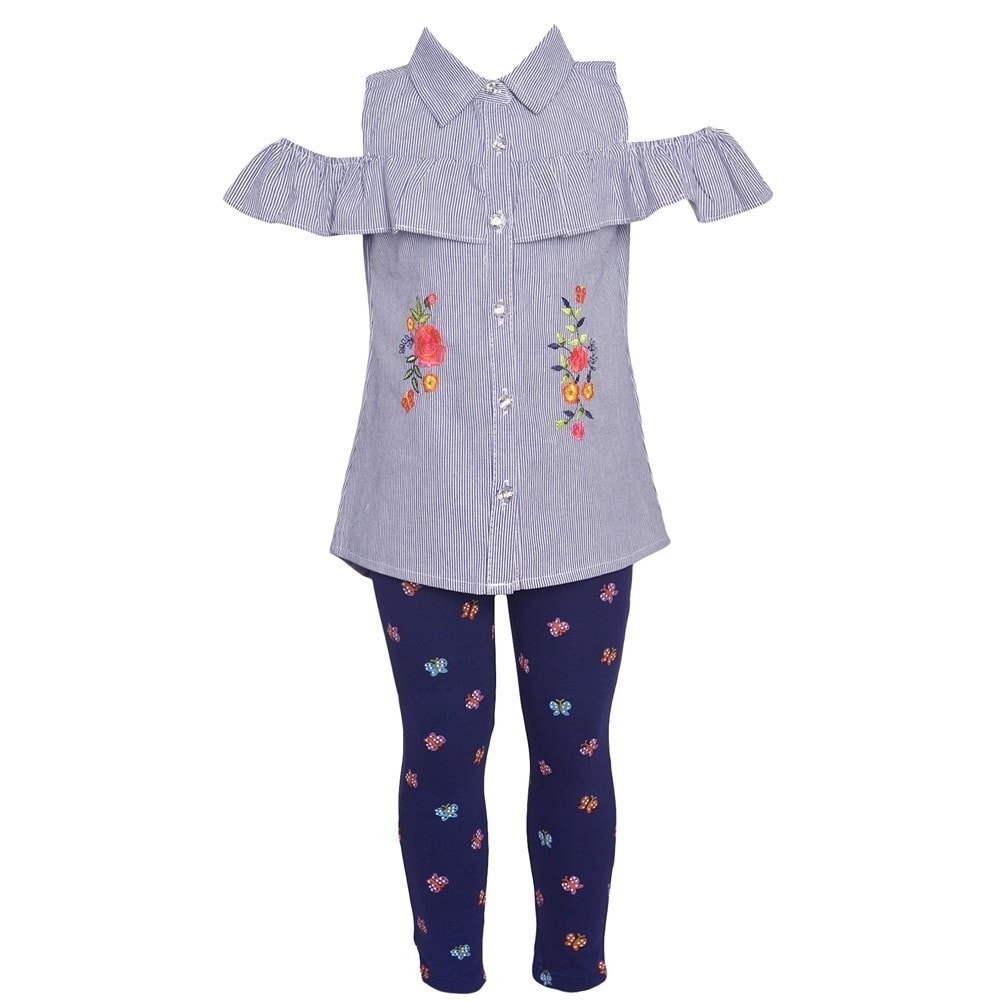 navy legging outfits
