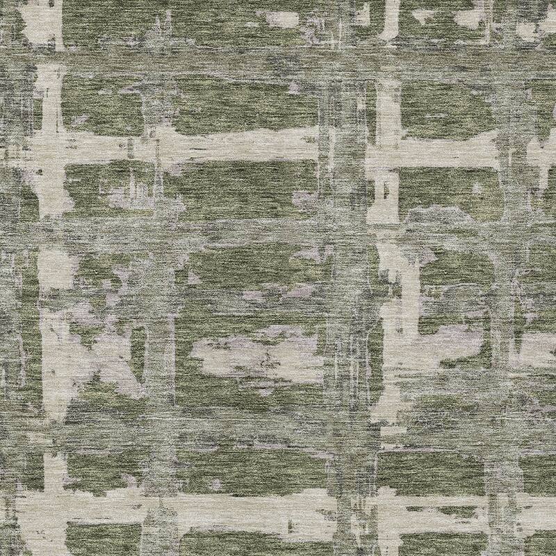 HomeRoots Striped Transitional Rectangle Outdoor Rug