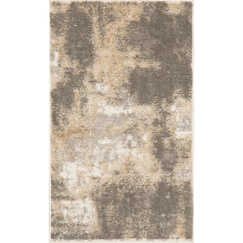 Lefkada Collection Modern Abstract Area Rug - 1'9'' X 3'2''