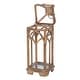 preview thumbnail 43 of 52, Glitzhome Set of 2 Wooden Church Style Decorative Lanterns Candle Holders for Wedding Mantle Entryway