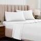 preview thumbnail 22 of 31, Superior Egyptian Cotton 1500 Thread Count Deep Pocket Solid Sheet Set California King - White