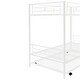 preview thumbnail 34 of 54, Full Size Loft Bed with Built-in L-Shaped Desk and Storage Shelves
