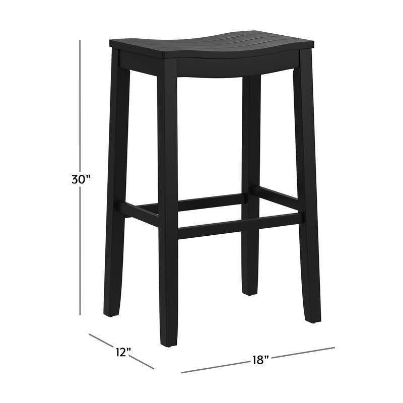 Hillsdale Furniture Fiddler Wood Backless Stool