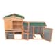 61" Wooden Chicken Coop Hen House Rabbit Wood Hutch Poultry Cage - 61''