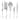 French Home 5-Piece Laguiole Cheese Knife, Fork, and Slicer Set with Faux Ivory Handles