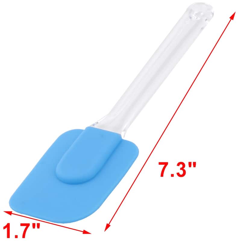 Bakery Silicone Nonstick Cake Butter Dessert Baking Spatula Scraper - Blue