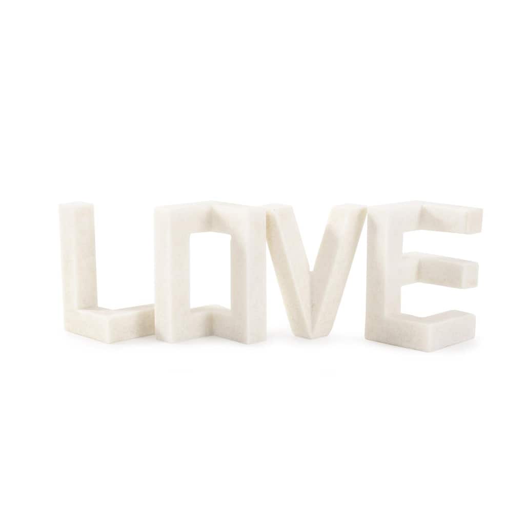 Just Say "Love" Sculpture in Polyresin - 10.5H x 7W x 2.3/4D